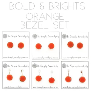 Bold & Brights - Orange - Bezel Setting