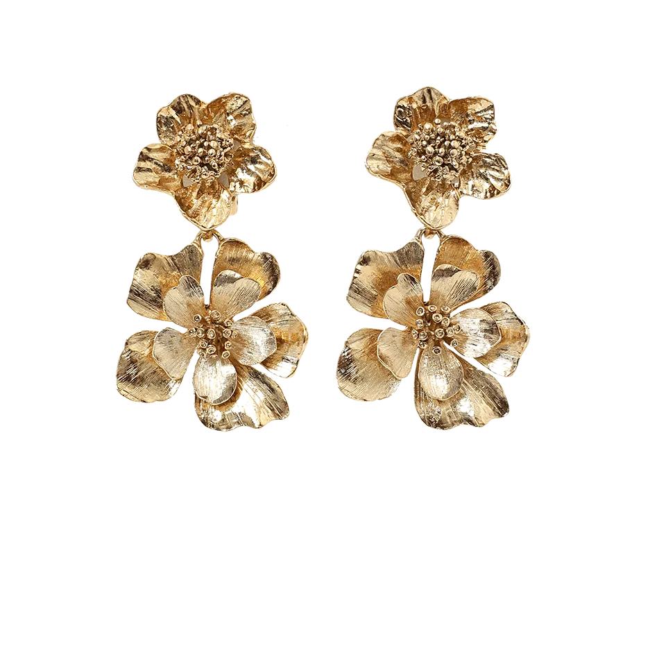 Bold Flower Drop Earrings