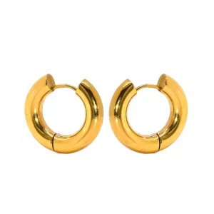 Bold Gold Hoop Earrings