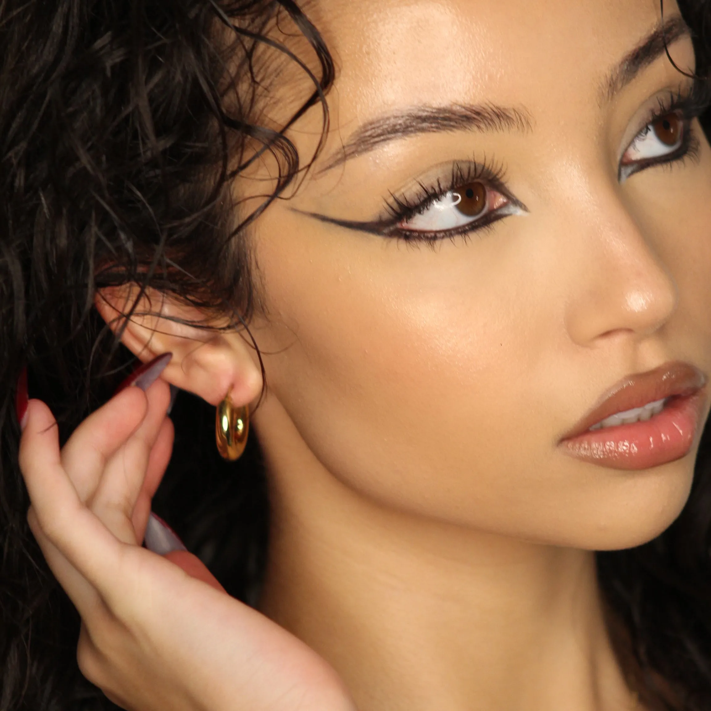 Bold Golden Hoop Earrings