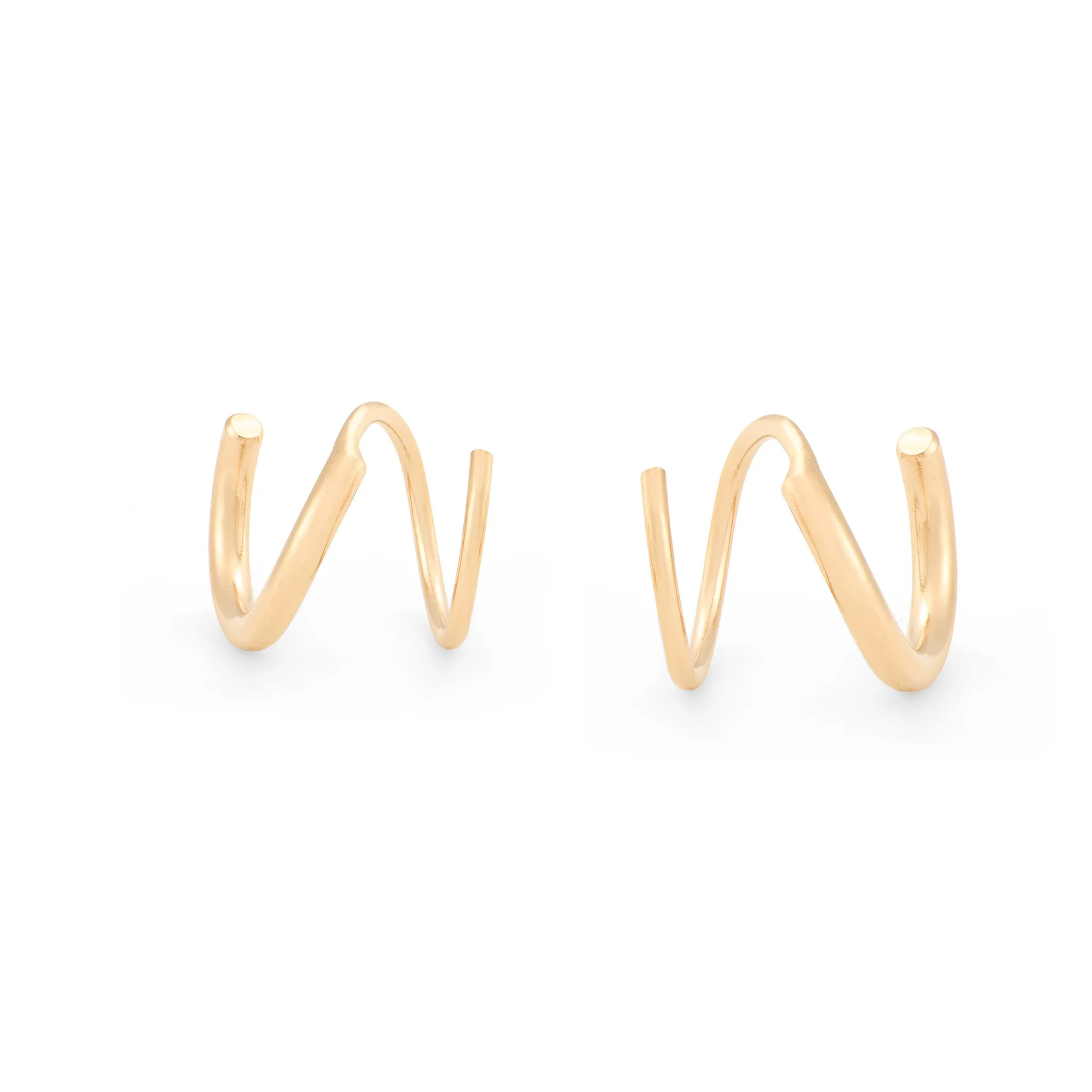 Bold Nautilus Hoops
