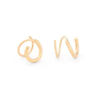 Bold Nautilus Hoops
