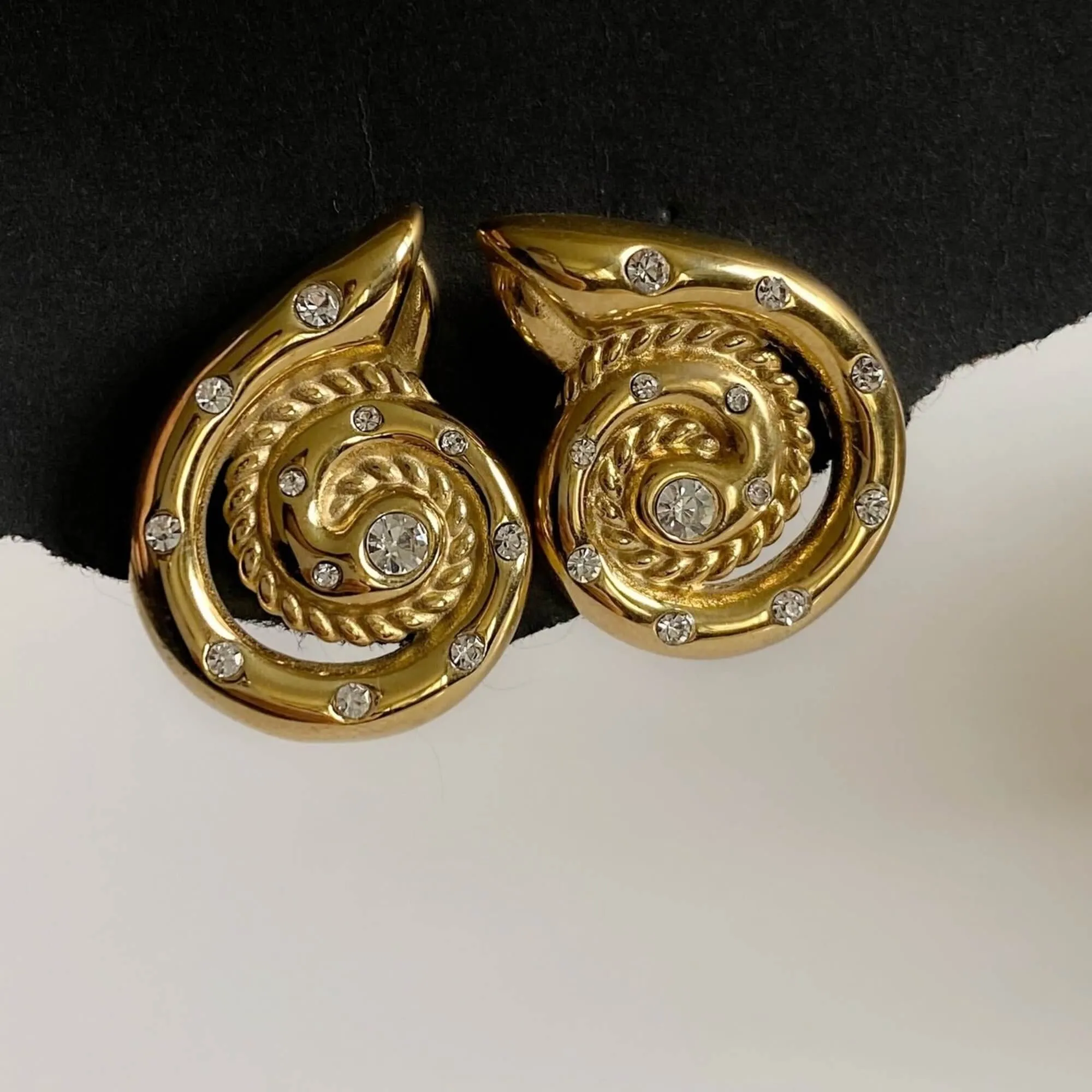 Bold Seashell Stud Earrings