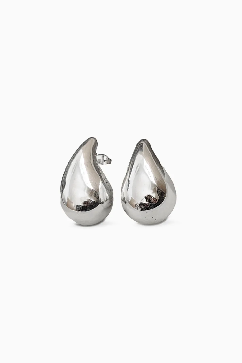 Bold Silver Mini Earrings