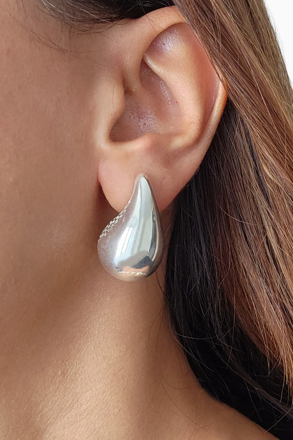Bold Silver Mini Earrings