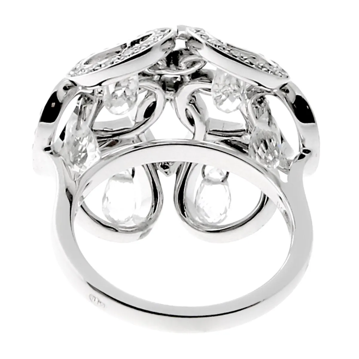 Boucheron Diamond Briolette White Gold Ring