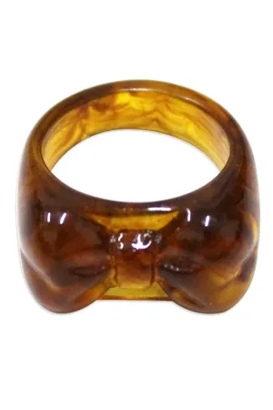 Bow Ring - Tortoiseshell