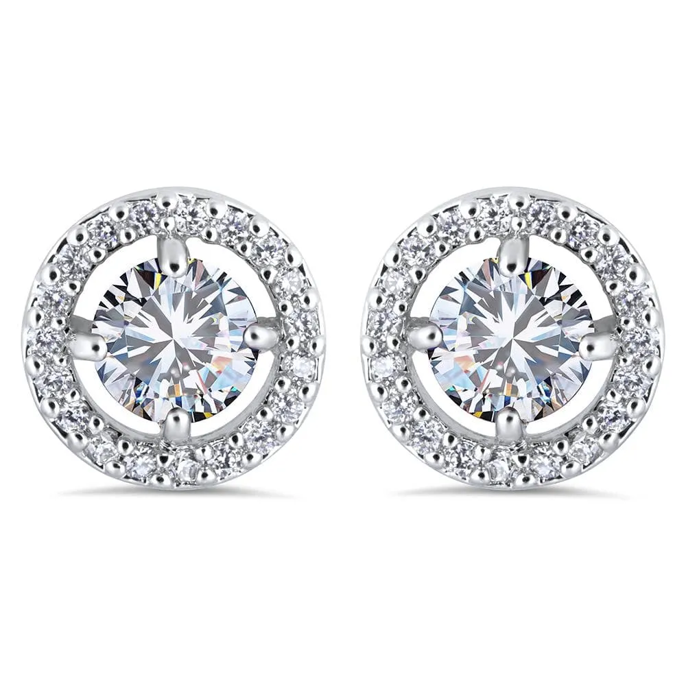 Boxed 2 Pairs Cosmos Stud Earrings Set