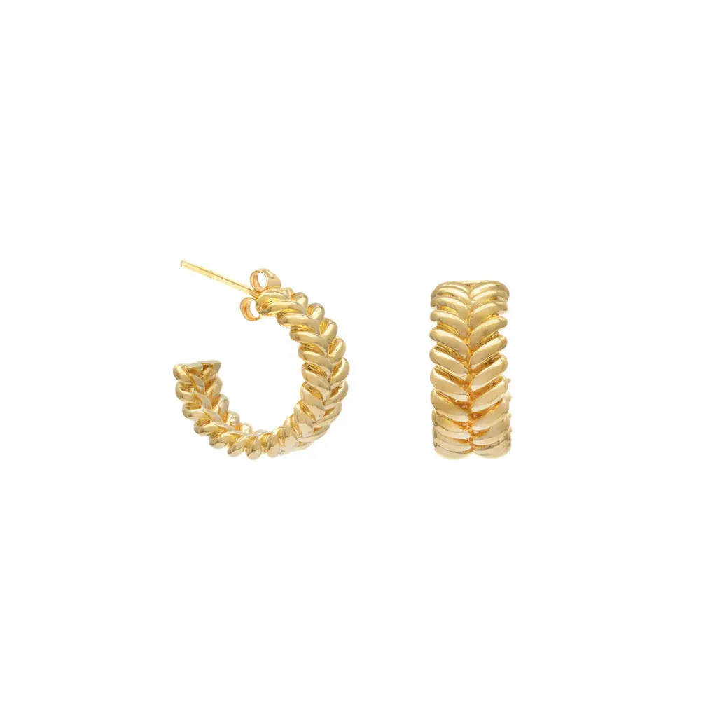 Braided Bold Hoops