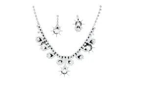 Bridal Romantic Dazzling Rhinestone Pendant Necklace