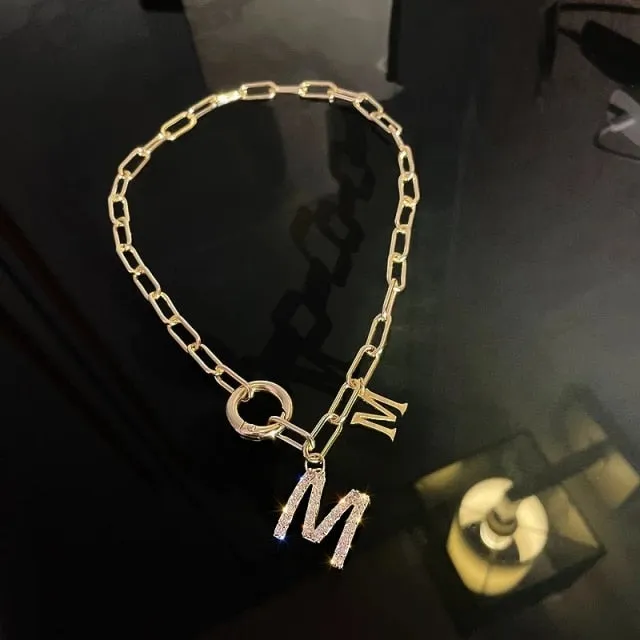 BYSPT Long Necklaces& Pendants for Women Collier Femme Geometric Statement Colar Maxi Fashion Crystal Jewelry Bijoux