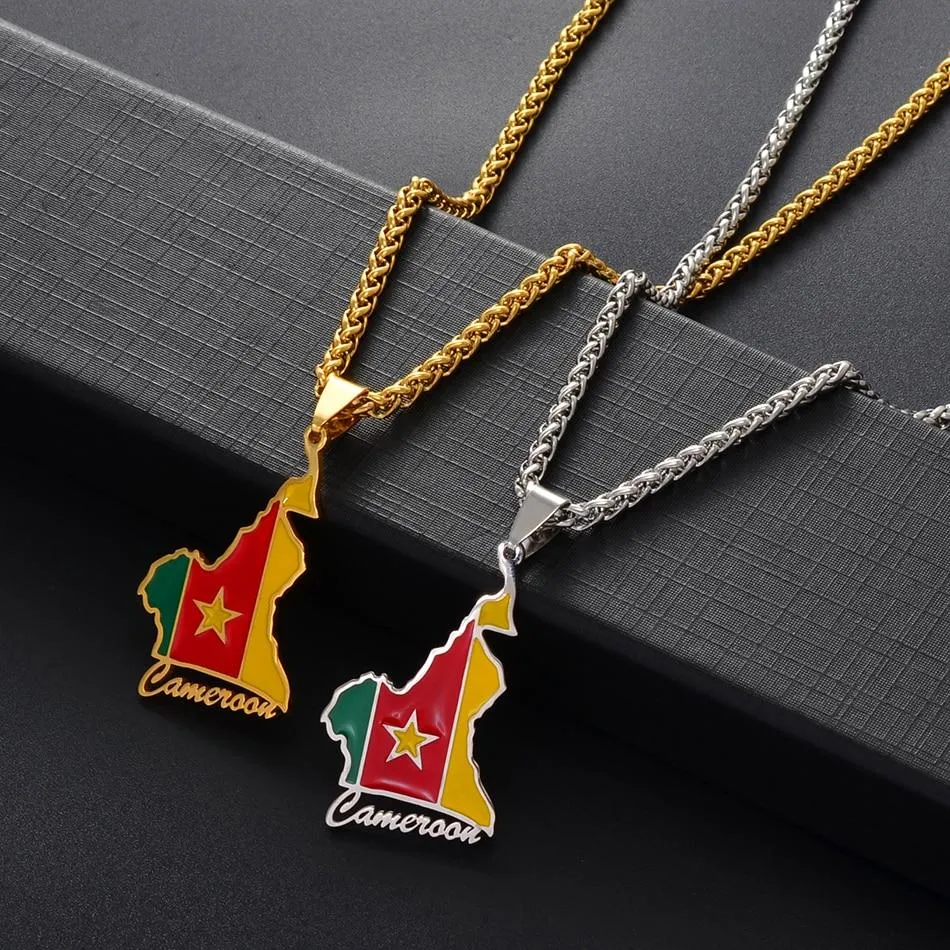 Cameroon Country Flag Pendant