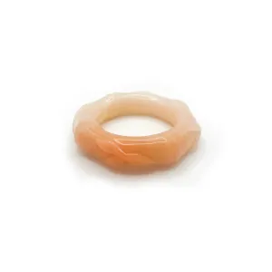 Candy Bamboo Elegance – Hand-Carved Mongolian Jade Bangle