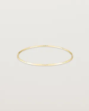 Cascade Oval Bangle | Diamonds
