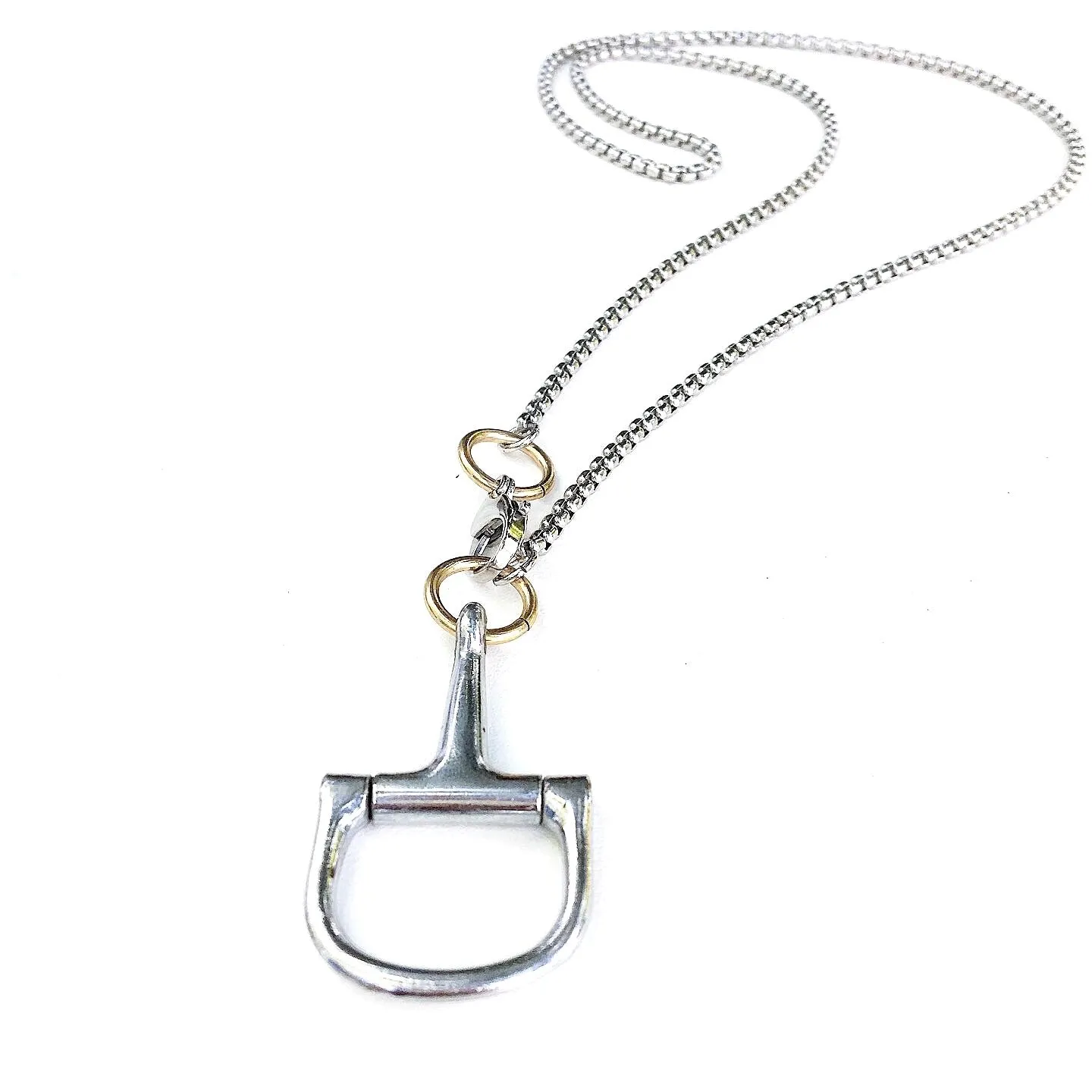 CASPIAN NECKLACE | Equestrian Jewelry | Horse Bit Pendant Necklace - AtelierCG™