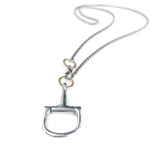 CASPIAN NECKLACE | Equestrian Jewelry | Horse Bit Pendant Necklace - AtelierCG™