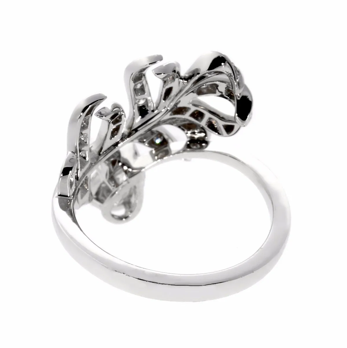 Chanel Plume Diamond Gold Cocktail Ring
