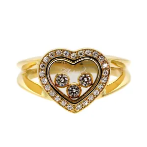 Chopard Happy Diamond Heart Gold Ring 82/4502