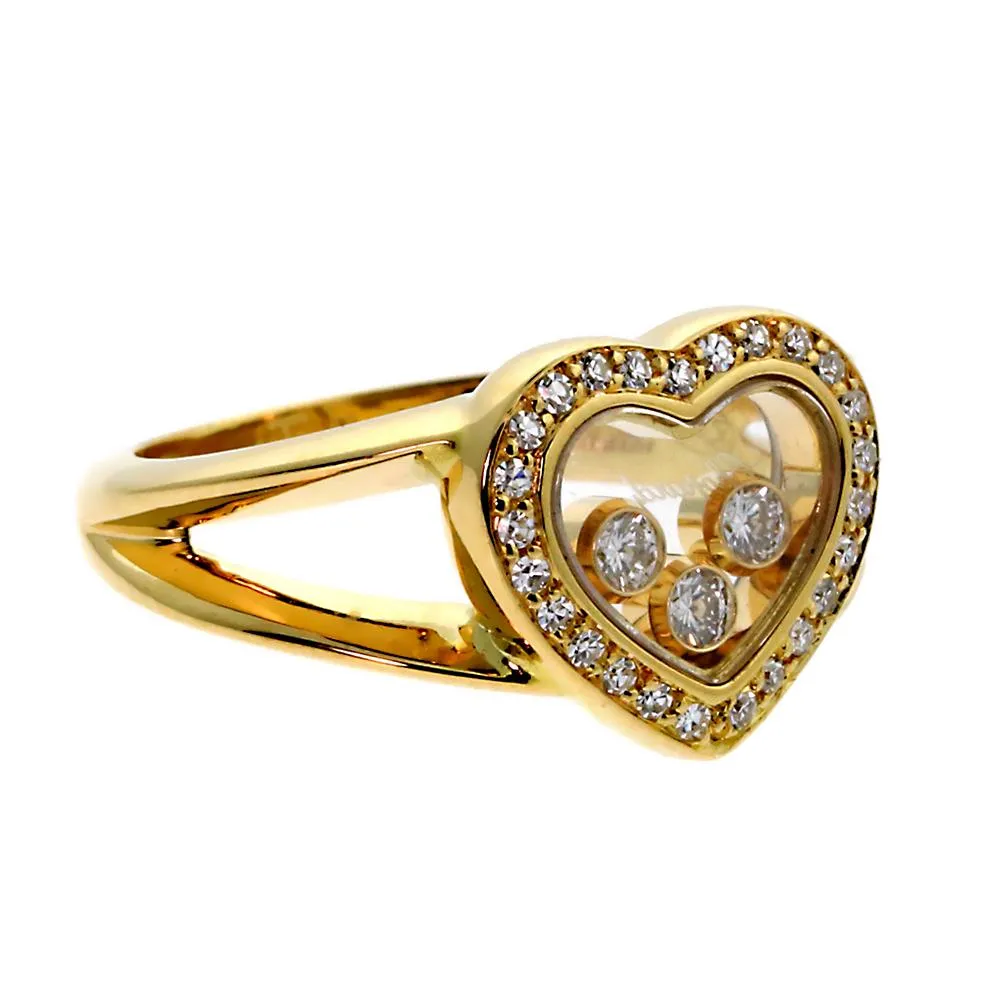 Chopard Happy Diamond Heart Gold Ring 82/4502