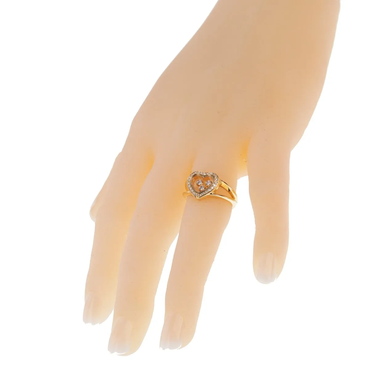 Chopard Happy Diamond Heart Gold Ring 82/4502