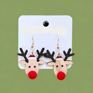 Christmas Reindeer Earrings