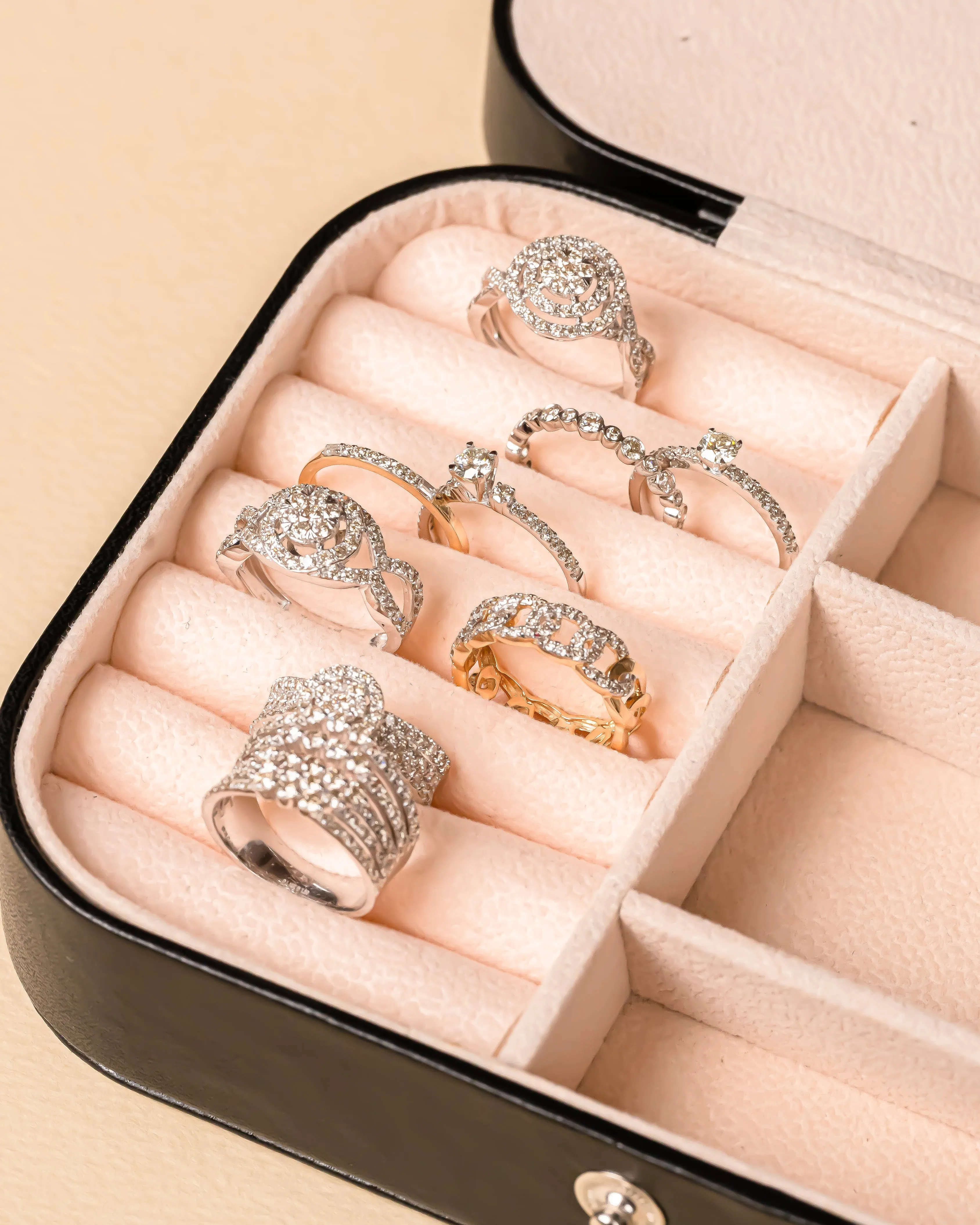 Circular Unity Diamond Ring