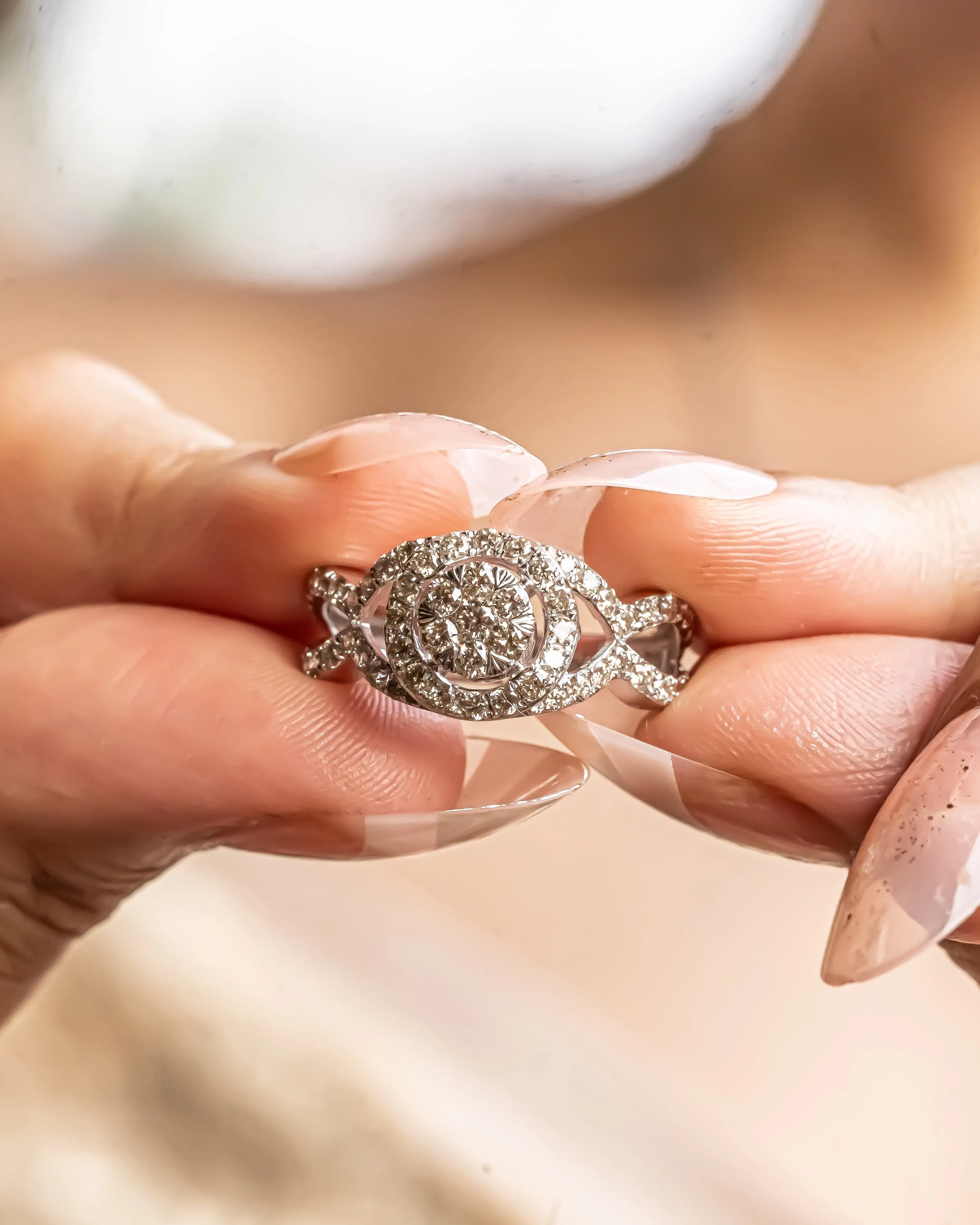 Circular Unity Diamond Ring