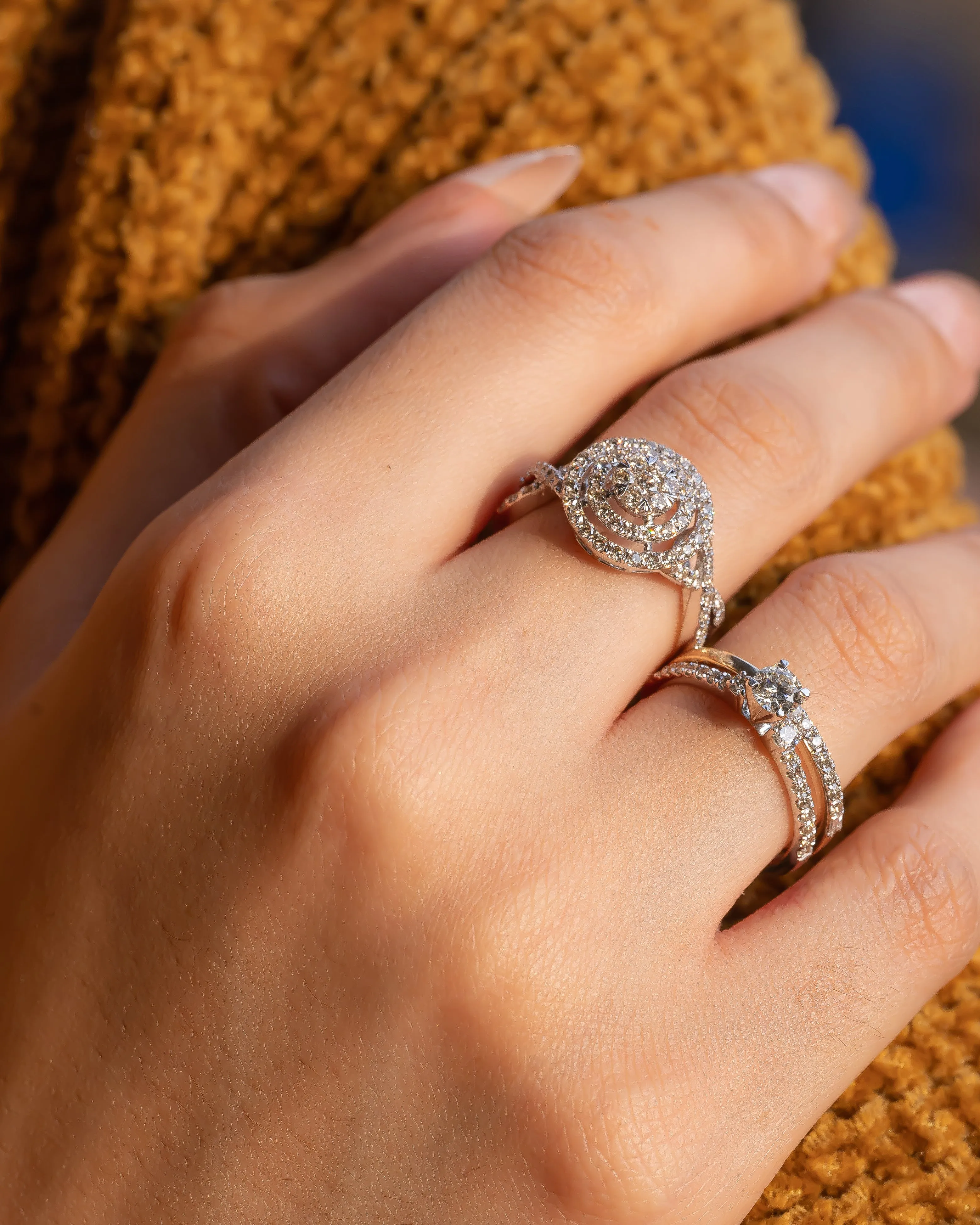 Circular Unity Diamond Ring