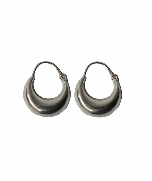 Classic Gold Hoop Earrings - Hypoallergenic Brass and Silver Jewelry for Sensitive Skin - Easy to Clean and Maintain