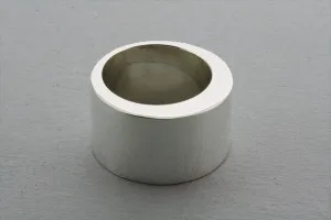 clean hollow ring - sterling silver