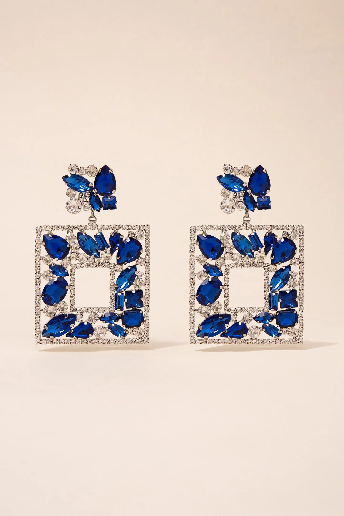 Cora Glass Statement Post Earrings