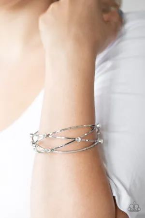 Cosmic Sparkle - White Bangles