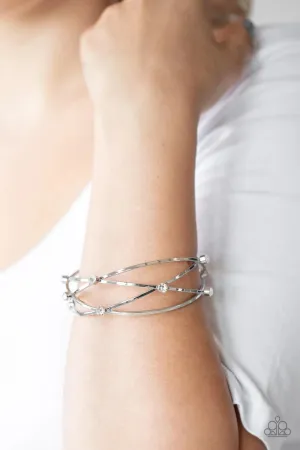 Cosmic Sparkle - White Bracelet-Paparazzi