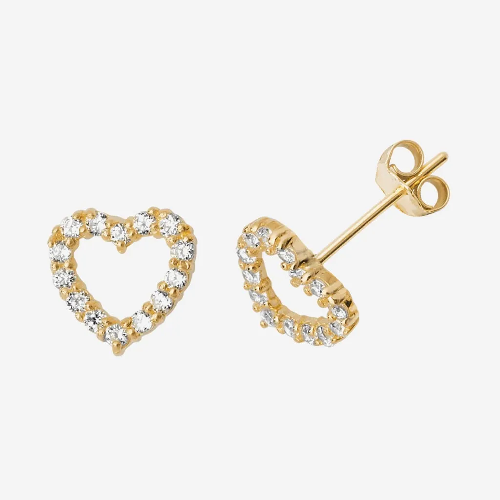 Croí Earrings | 9ct Gold