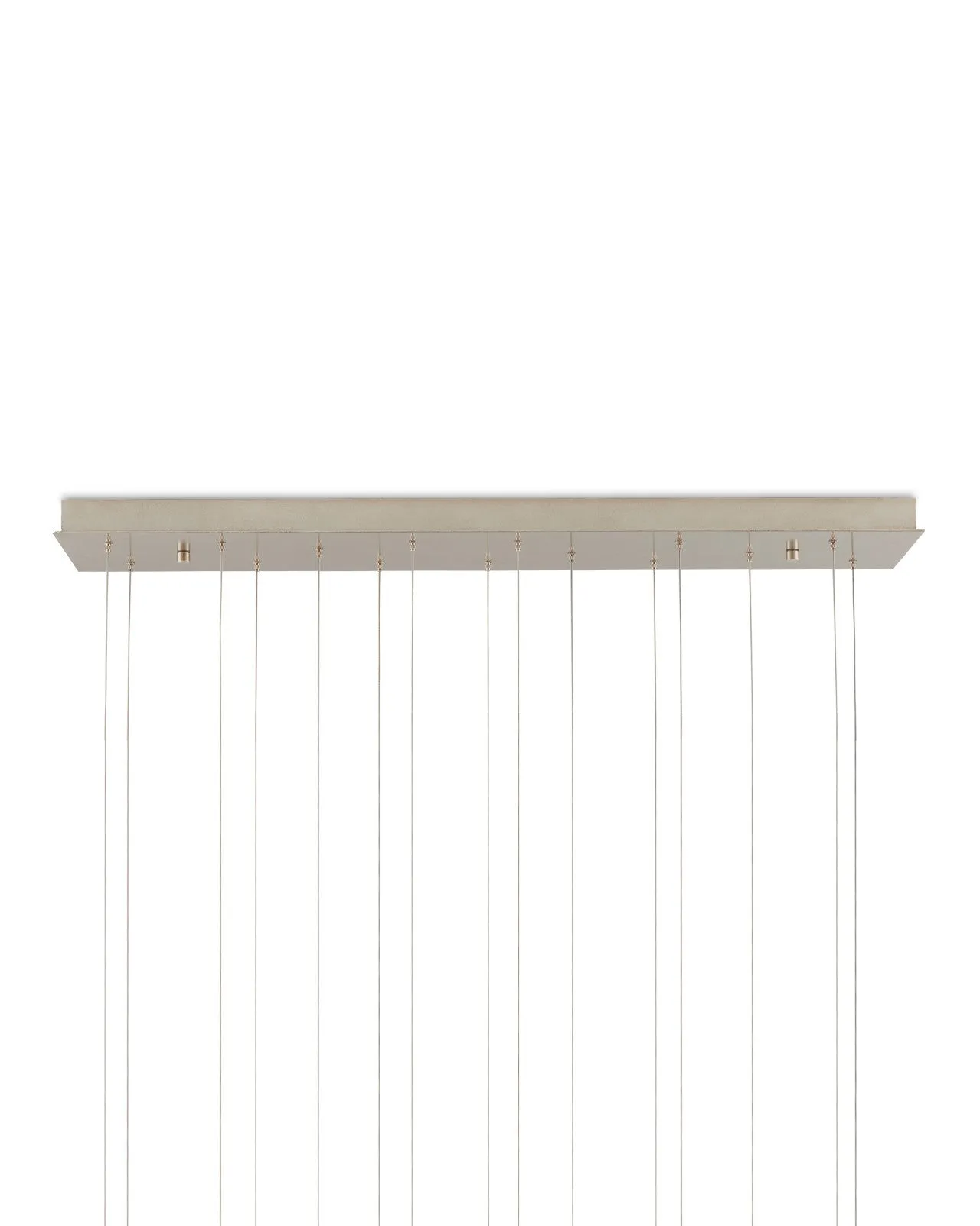 Crystal Bud 15-Light Linear Multi-Drop Pendant