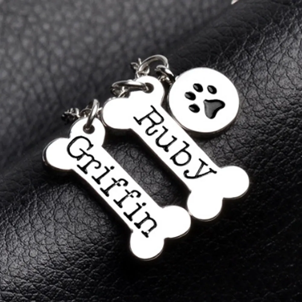 Custom Dog Bone Necklace for Men and Women