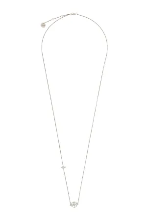 CUT OUT PENDANT NECKLACE SILVER PLATED