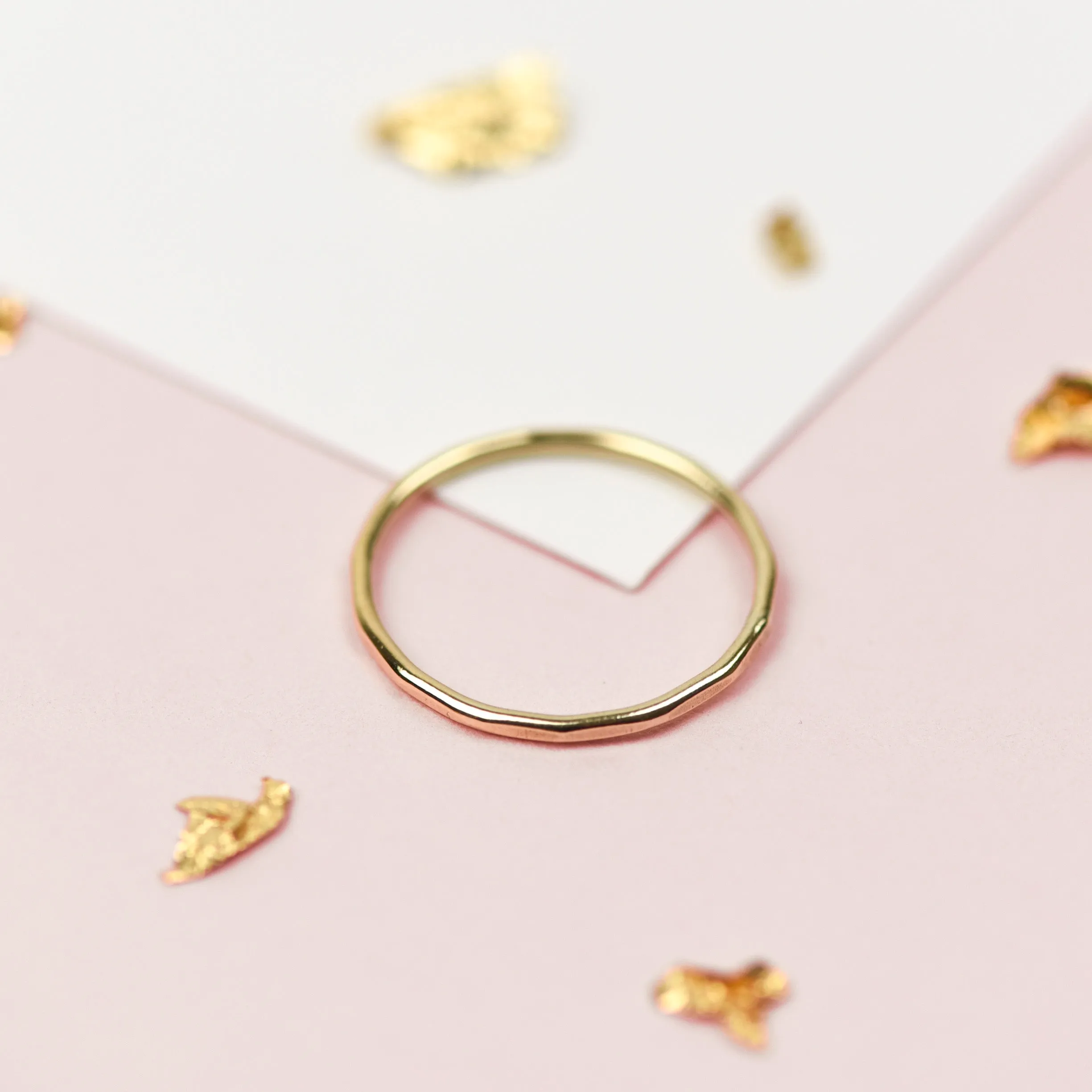 Dainty Stacking Ring in Solid 9ct Gold