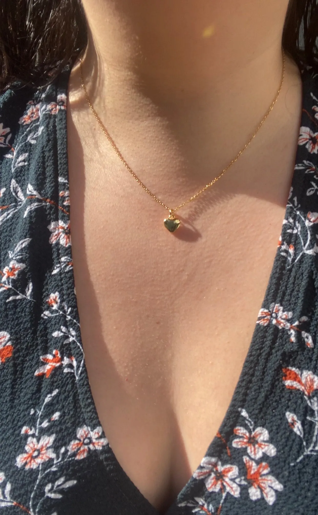 Dainty Valentine Love Heart Necklace