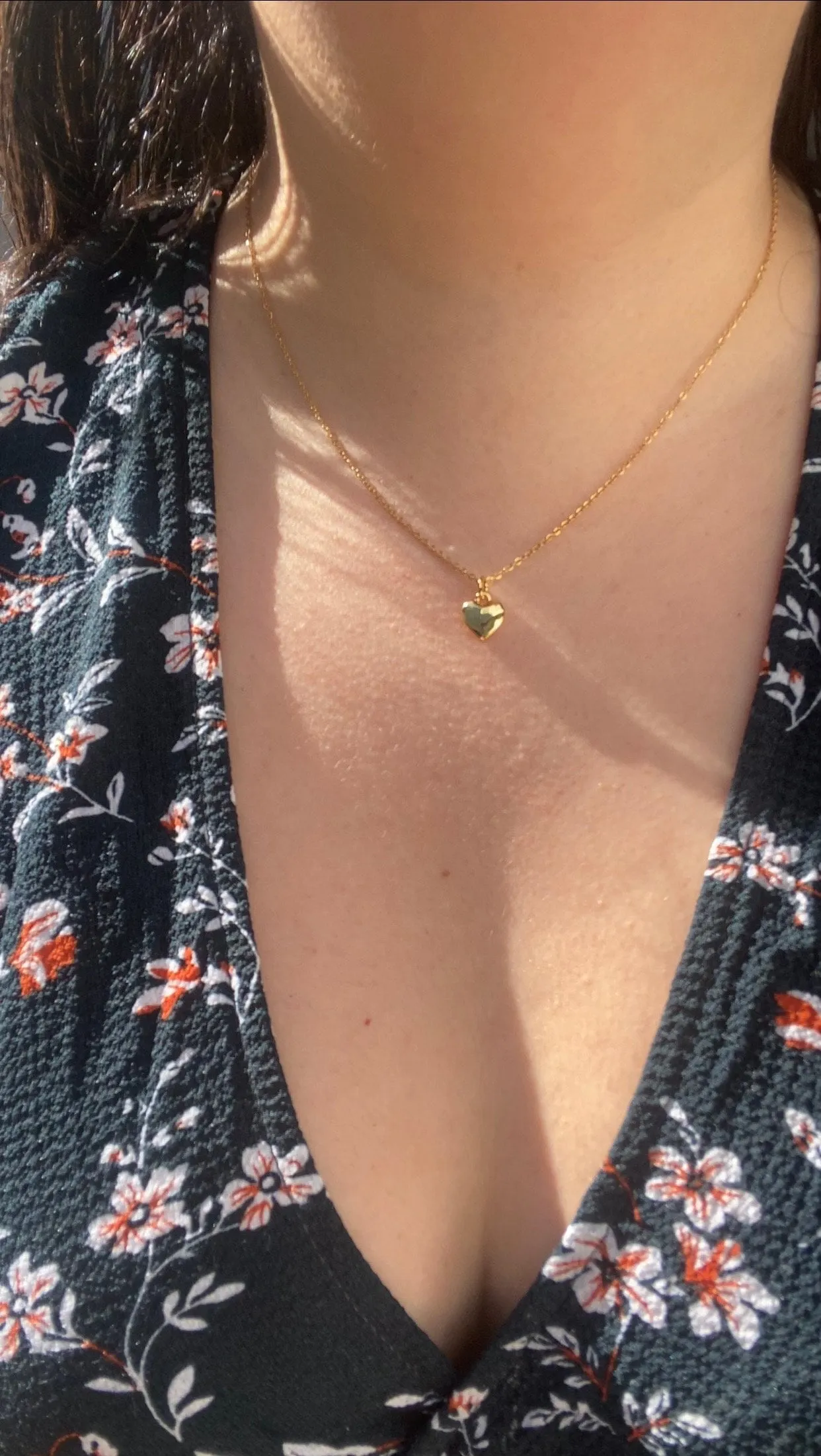 Dainty Valentine Love Heart Necklace