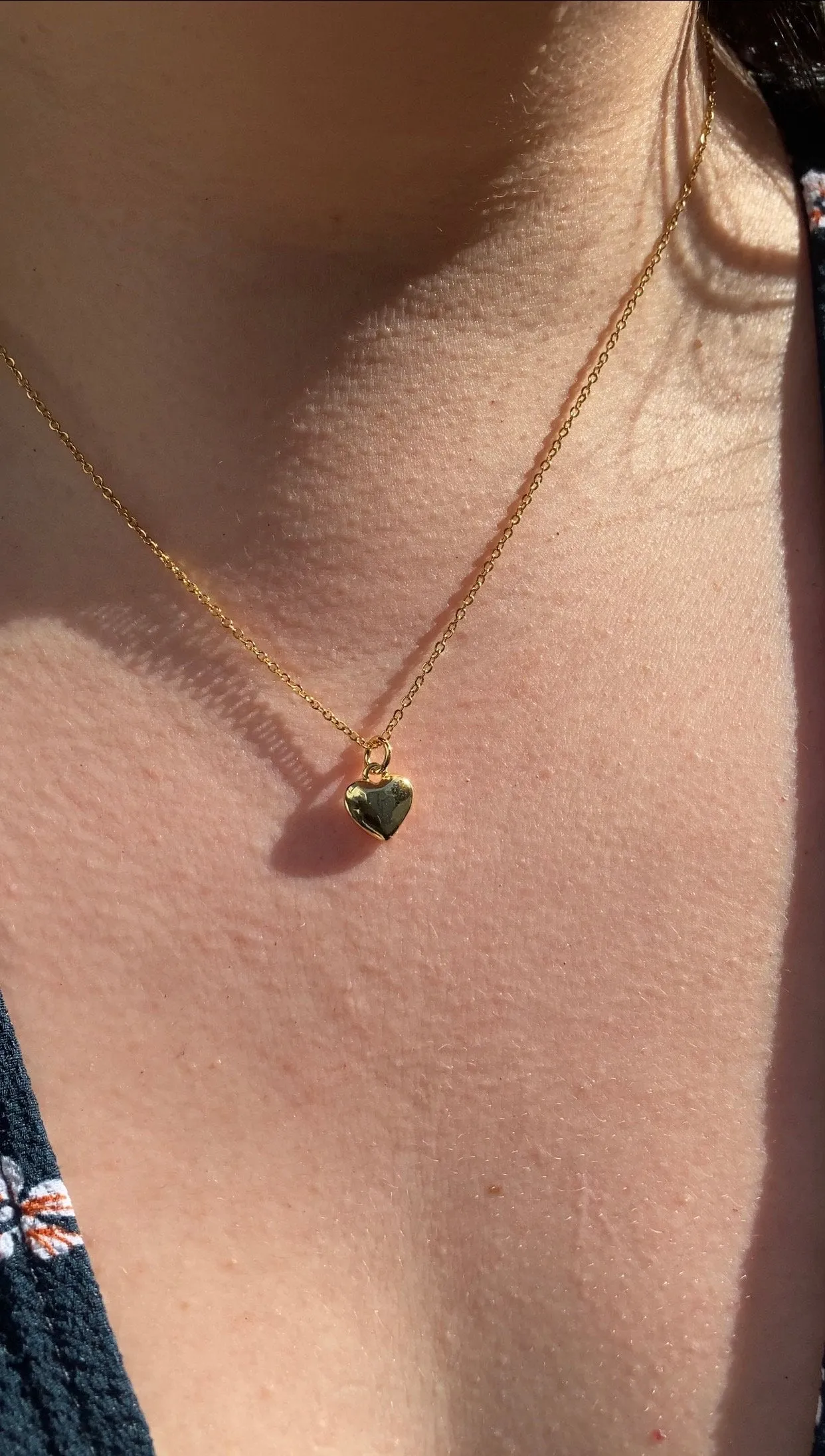 Dainty Valentine Love Heart Necklace