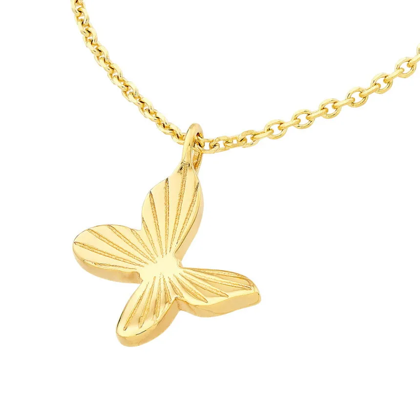 Dangling Butterfly Necklace