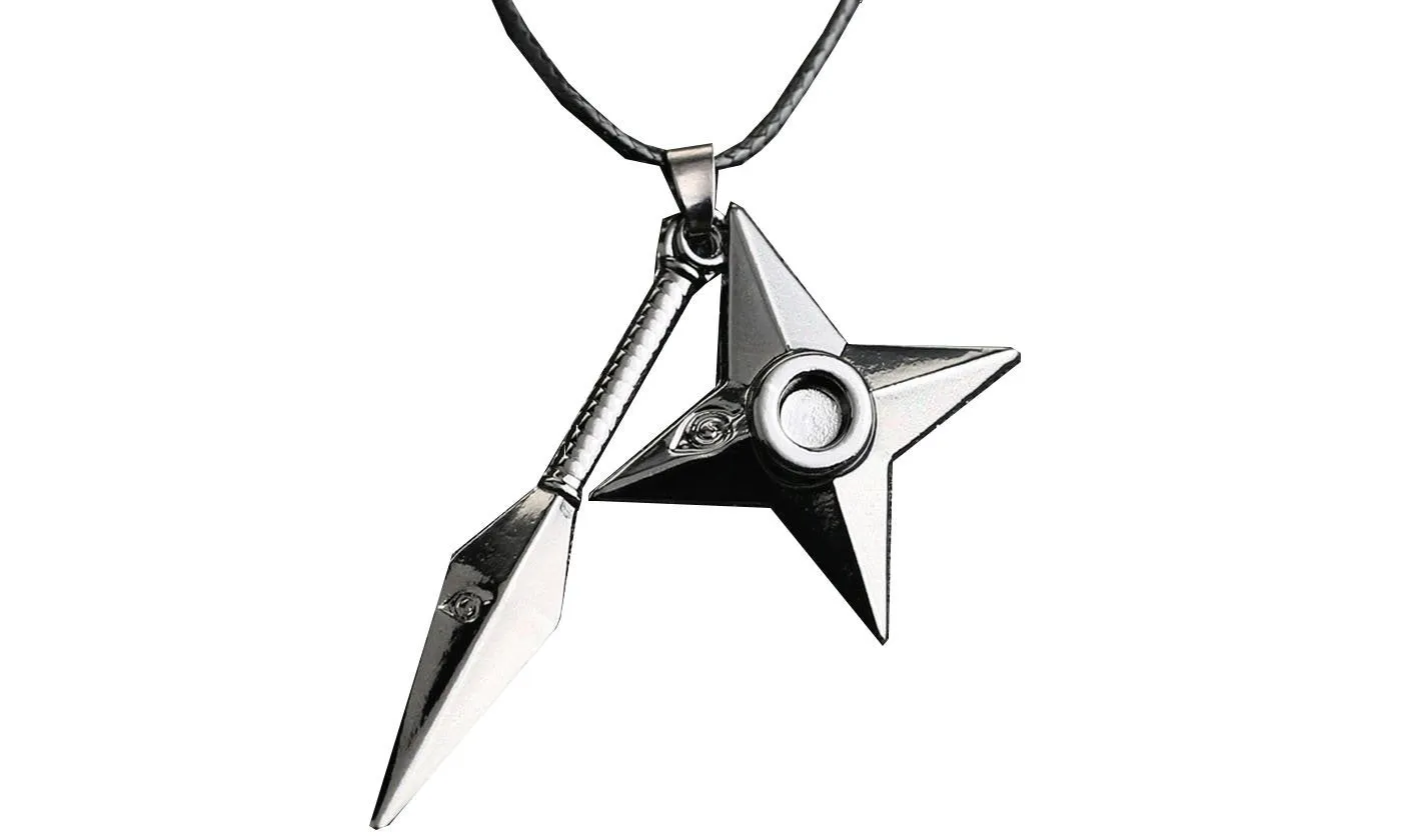 Dart Weapon Konoha Logo Uzumaki Naruto Pendant