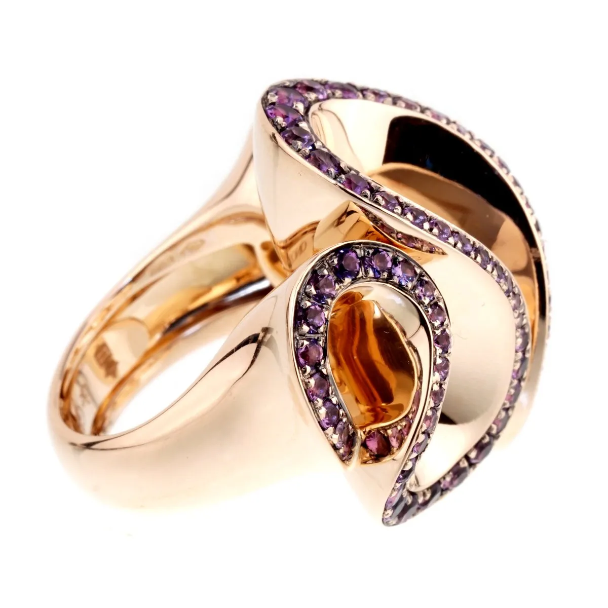 De Grisogono Zigana Amethyst Rose Gold Ring