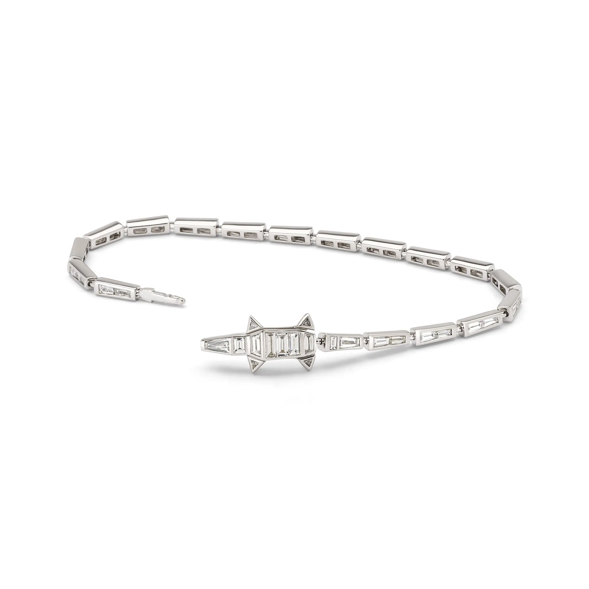 Diamond Alligator Bracelet
