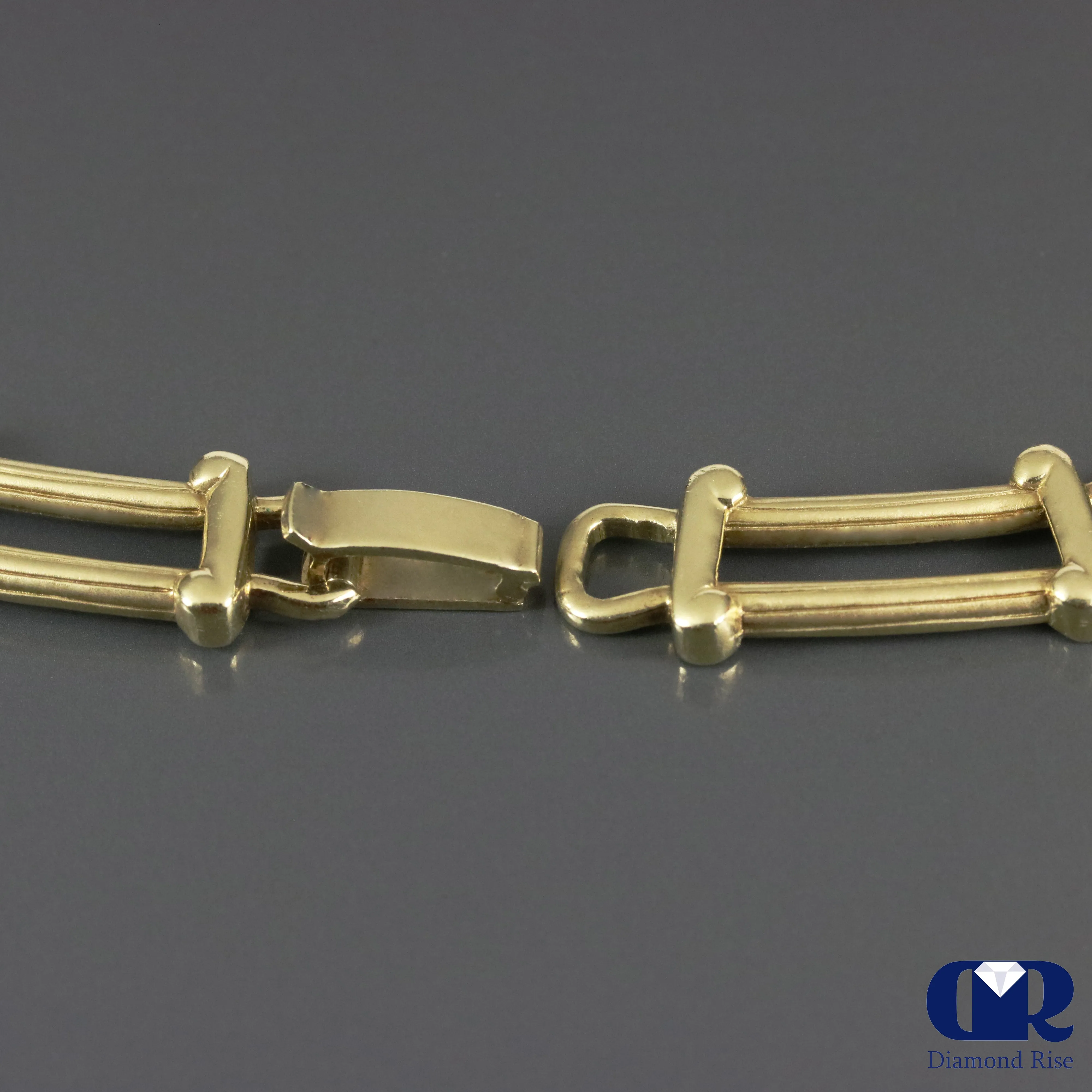 Diamond Heavy Necklace In 14K Gold 17"