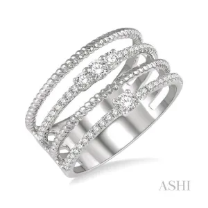 Diamond Layered Fashion Ring