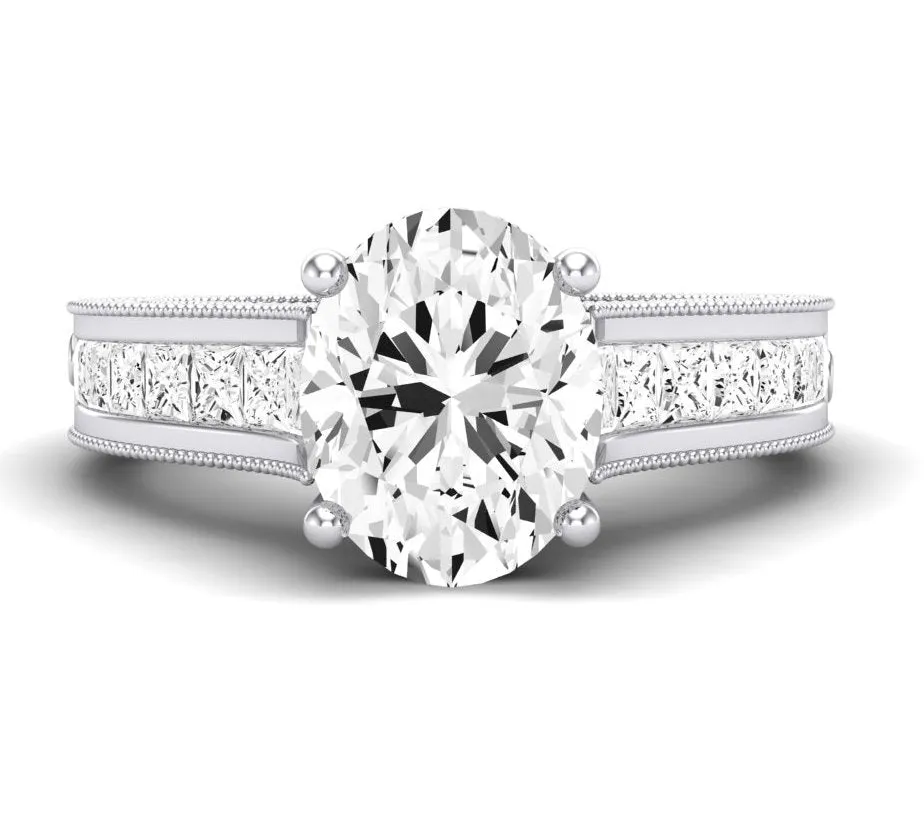 Edelweiss - Oval Lab Diamond Engagement Ring (IGI Certified)