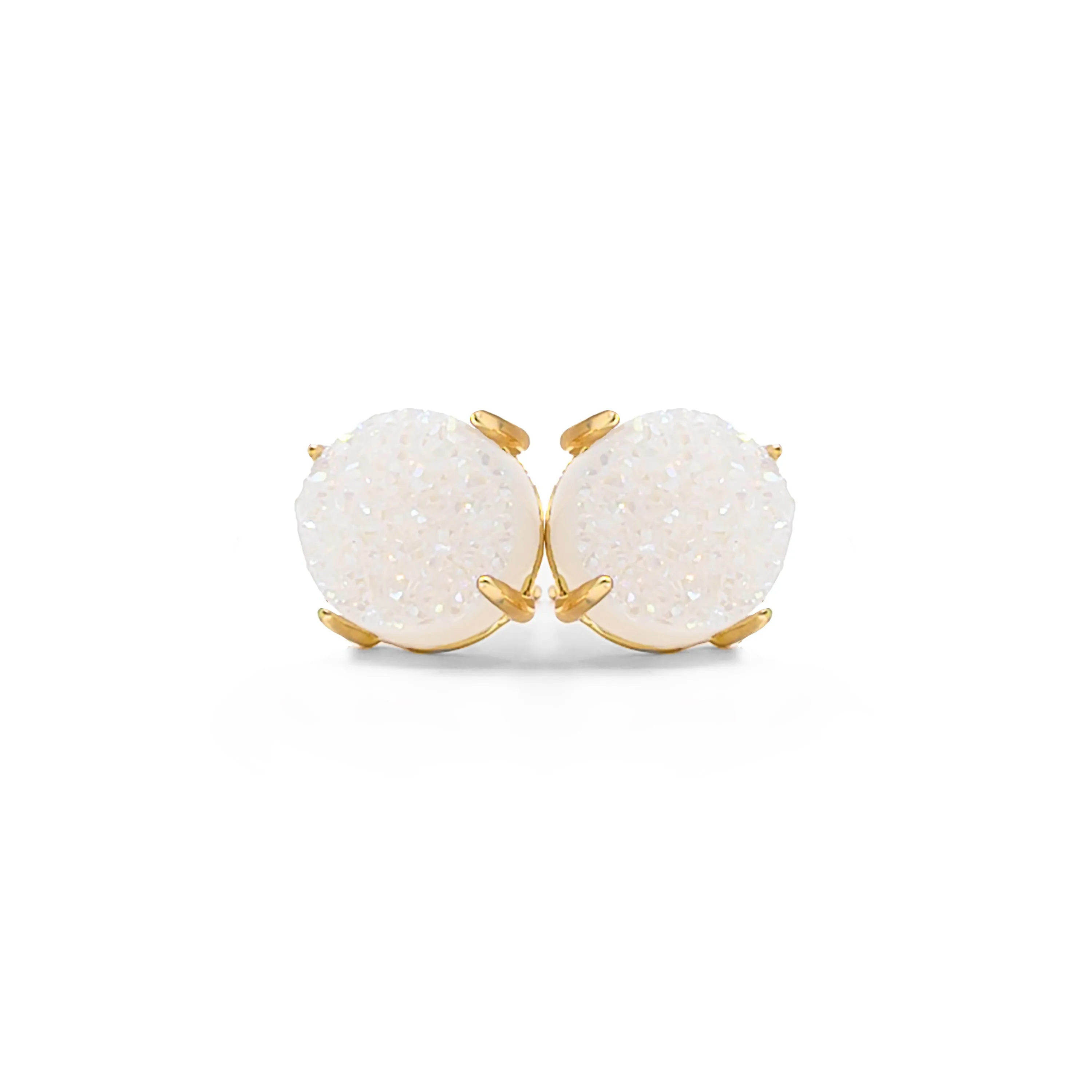 Eden Collection - Pearl Quartz Stud Earrings (Wholesale)