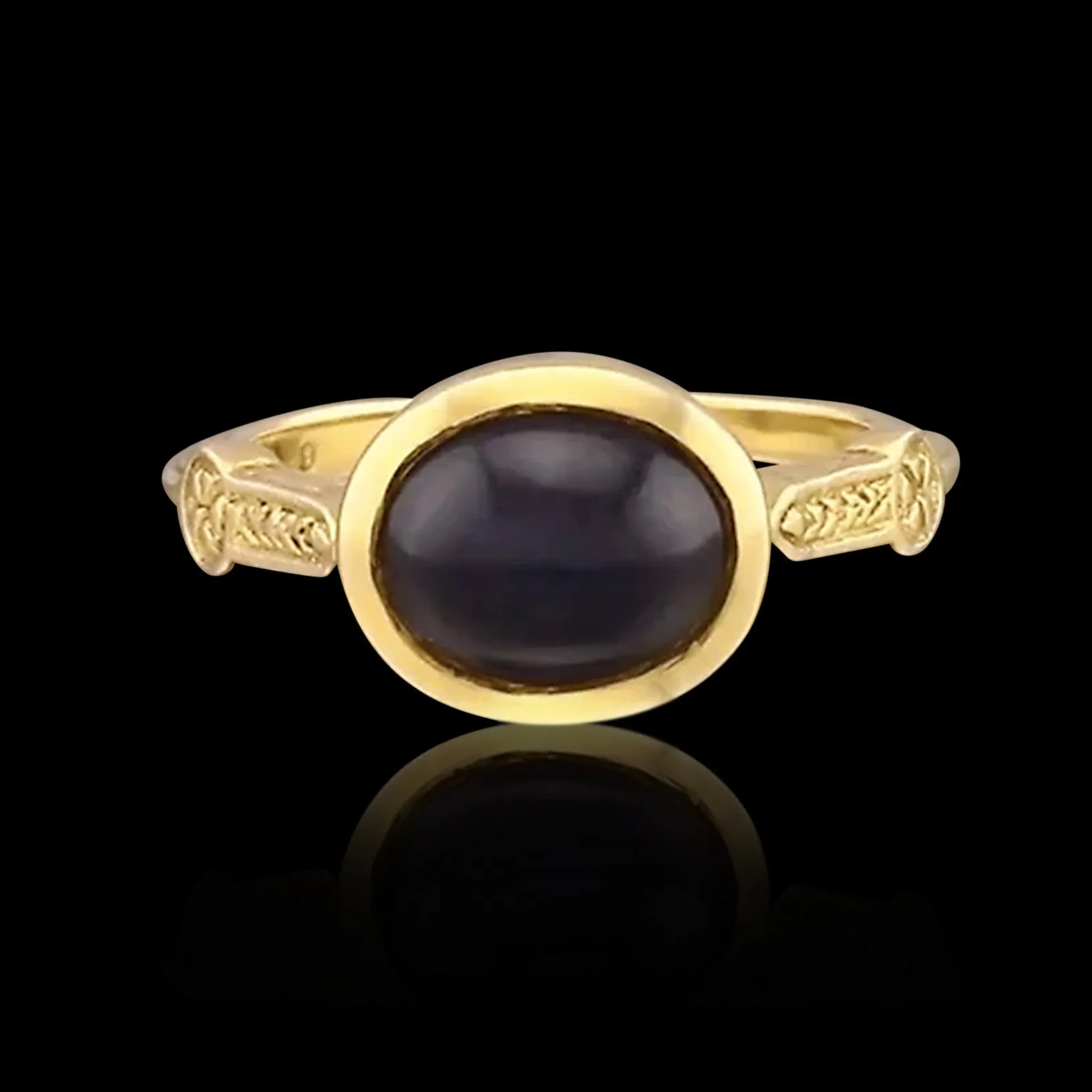 Egyptian Contemporary Sapphire Ring